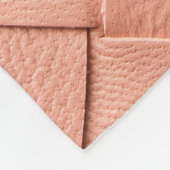 Couverture Polaire Texture en cuir rose clair (Coin)