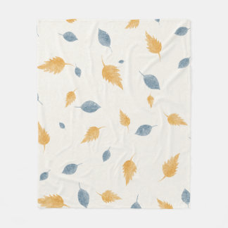 Couverture Polaire texture feuille motif Arrière - plan