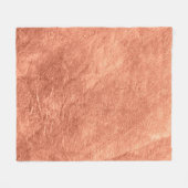 Couverture Polaire texture métallique Abstraite de surface de cuivre (Devant (Horizontal))