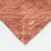 Couverture Polaire texture métallique Abstraite de surface de cuivre (Coin)