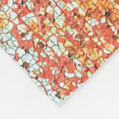 Couverture Polaire Texture of the old painted metalabstract, age, anc (Coin)