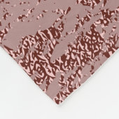 Couverture Polaire Texture or métallique, quartz rose. (Coin)