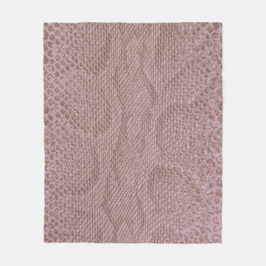 Couverture Polaire Texture Snakeskin (Devant)