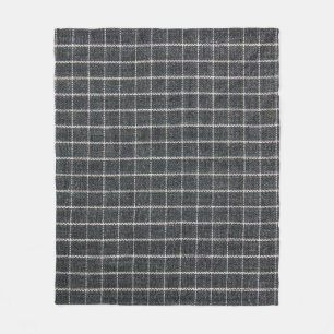 Couverture Polaire texture tartane