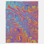 Couverture Polaire textures psychodeliques (Devant)