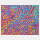 Couverture Polaire textures psychodeliques (Devant (Horizontal))