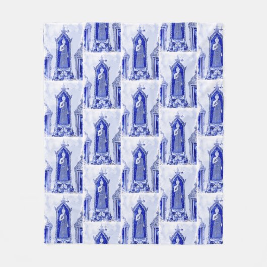 Couverture Polaire Thailande - Version Art Temple (Devant)