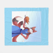 Couverture Polaire Thanksgiving Anton's Mom (Devant (Horizontal))