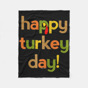 Couverture Polaire Thanksgiving Pour Les Femmes Son Joyeux Jour De La