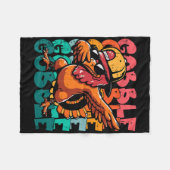 Couverture Polaire Thanksgiving Turkey Dab Gobble Funny Toddler Boys  (Devant (Horizontal))