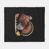 Couverture Polaire Thanksgiving Turquie - Automne Vacances Classique  (Devant (Horizontal))