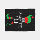 Couverture Polaire The Amputee Elf Christmas Funny Limb Surgery Joke  (Devant (Horizontal))
