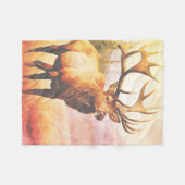 Couverture Polaire The big Old Bull Elk (Devant (Horizontal))