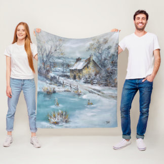 Couverture Polaire "Thé chaud"