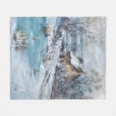 Couverture Polaire "Thé chaud" (Devant (Horizontal))