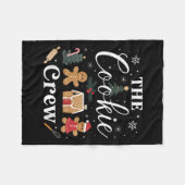 Couverture Polaire The Cookie Crew Christmas Baking Cookie Lover Kids (Devant (Horizontal))