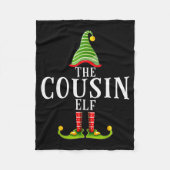 Couverture Polaire The Cousin Elf Funny Matching Pajama Xmas  (Devant)
