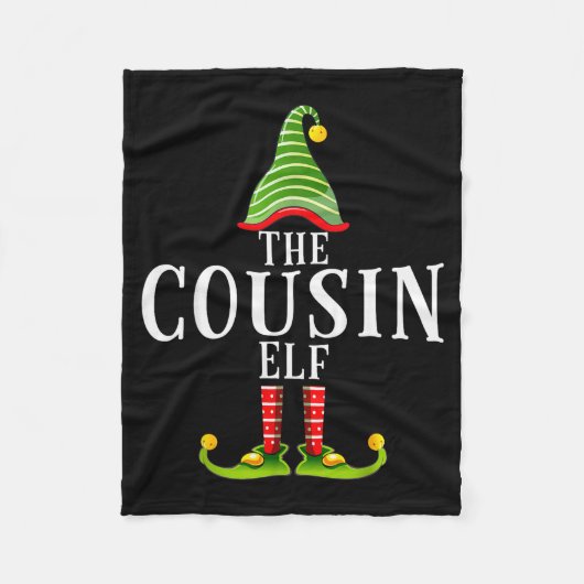 Couverture Polaire The Cousin Elf Funny Matching Pajama Xmas  (Devant)