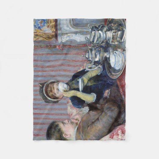 Couverture Polaire Thé de l'après-midi, Mary Cassatt (Devant)