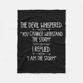 Couverture Polaire The Devil Whispered You Cannot Withstand The Self- (Devant)