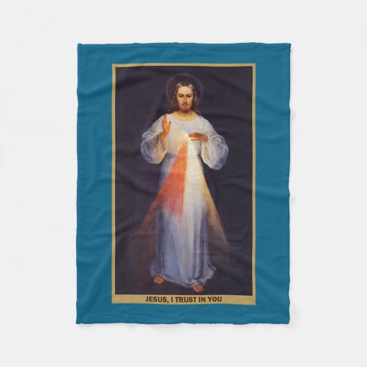 Couverture Polaire The Divine Mercy Shirt Premium  (Devant)