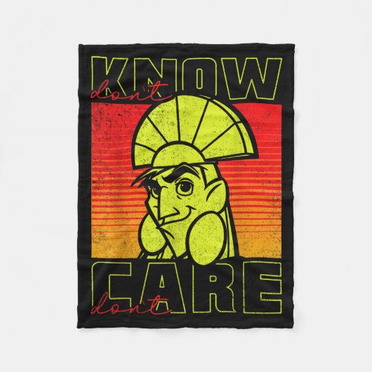 Couverture Polaire The Emperor's New Groove Kuzco Don't Know Don't Ca (Devant)