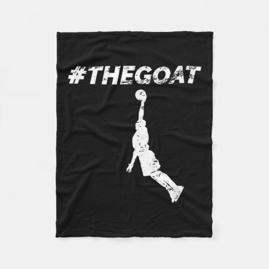 Couverture Polaire The Goat Greatest Of All Time Basketball Motivatio (Devant)