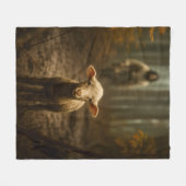 Couverture Polaire The Good Shepherd and the Lost Lamb – Jesus & Lamb (Devant (Horizontal))