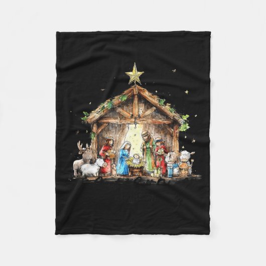 Couverture Polaire The Greatest Gift For All Christmas Nativity Jesus (Devant)