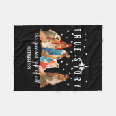 Couverture Polaire The Greatest Gift For All Christmas Nativity Jesus (Devant (Horizontal))