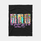 Couverture Polaire The Greatest Gift For All Christmas Nativity Jesus (Devant)