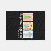 Couverture Polaire The Greatest Gift Of All Christmas Nativity Jesus (Devant (Horizontal))