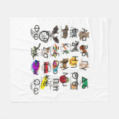 Couverture Polaire The Greek Alphabet Letters (Devant (Horizontal))
