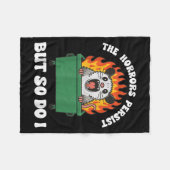 Couverture Polaire The Horrors Persist But So Do I Ossum  (Devant (Horizontal))