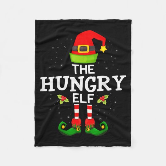 Couverture Polaire The Hungry Elf Christmas Family Matching Pajama (Devant)