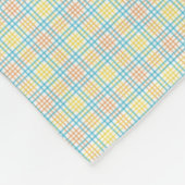 Couverture Polaire The image shows a two-sided fabric swatch (Coin)