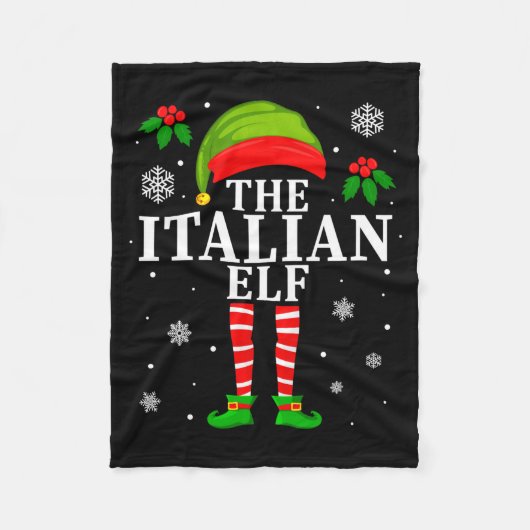 Couverture Polaire The Italian Elf Family Matching Christmas Pajama L (Devant)