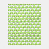 Couverture Polaire Thé japonais Matcha Green Latte Teacup Foin (Devant)