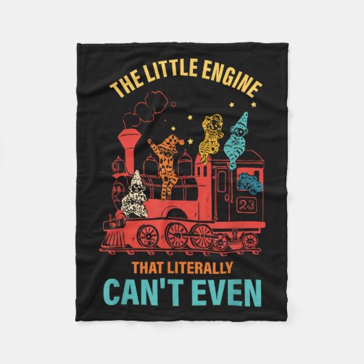 Couverture Polaire The Little Engine That Literally Can't Even Funny  (Devant)