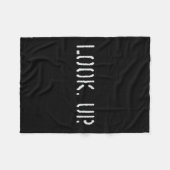 Couverture Polaire The Look Up Keep Looking Up Motivational Tees  (Devant (Horizontal))