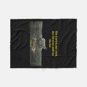 Couverture Polaire The Lord Is My Rock Psalm 18_2 - Christian Values  (Devant (Horizontal))