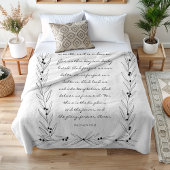 Couverture Polaire The Lord's Prayer Fleece Blanket Bible Verse Gift