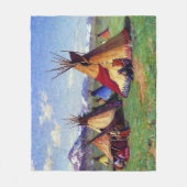 Couverture Polaire The Medicine Teepee Joseph Henry Sharp 1903 (Devant)