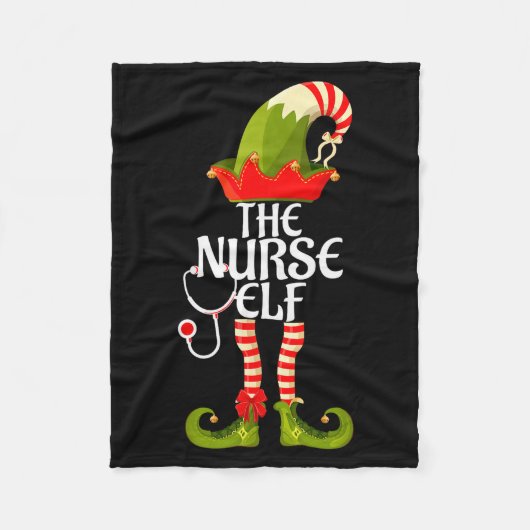 Couverture Polaire The Nurse Elf Family Matching Christmas 2023 (Devant)