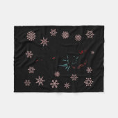 Couverture Polaire The Nutcracker Ballet And Clara Ballerina Christma (Devant (Horizontal))