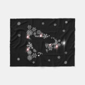 Couverture Polaire The Nutcracker Ballet Clara Tree Christmas Holiday (Devant (Horizontal))