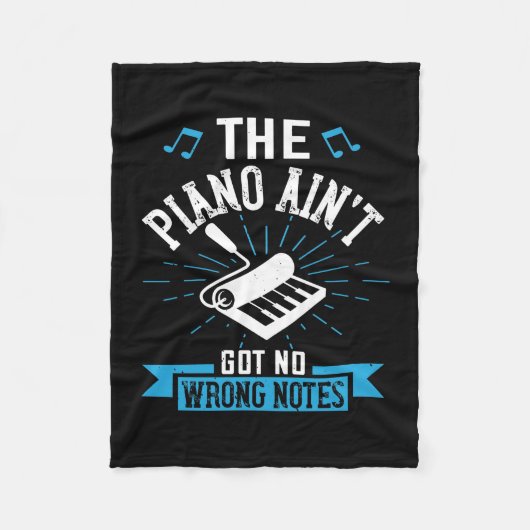 Couverture Polaire The Piano Ain’T Got No Wrong Notes 02 (Devant)