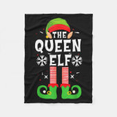 Couverture Polaire The Queen Elf Christmas Family Matching Pajamas Qu (Devant)
