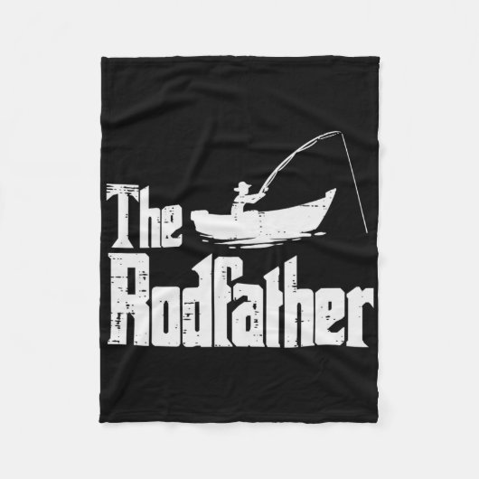 Couverture Polaire The Rodfather Fun Fishing Fathers Day Movie Pun Da (Devant)