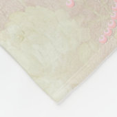 Couverture Polaire Thé rose mou (Coin)